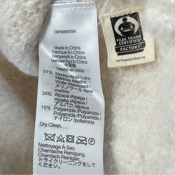 MADEWELL‎ Vesta Boucle Chunky Pullover, Small - Picture 7 of 8